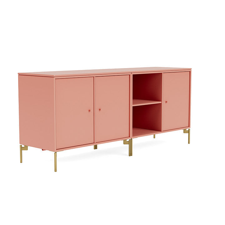 [product_category]-Montana Save Lowboard With Legs, Rhubarb/Brass-Montana Furniture-5714322258982-0000SAVE-151-09-MON-3