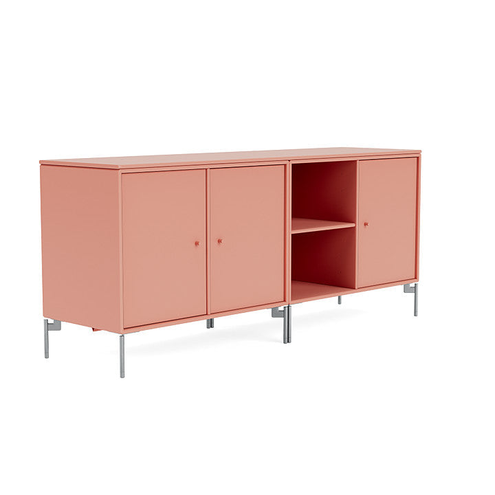 [product_category]-Montana Save Lowboard With Legs, Rhubarb/Matt Chrome-Montana Furniture-5714322258920-0000SAVE-151-01-MON-3