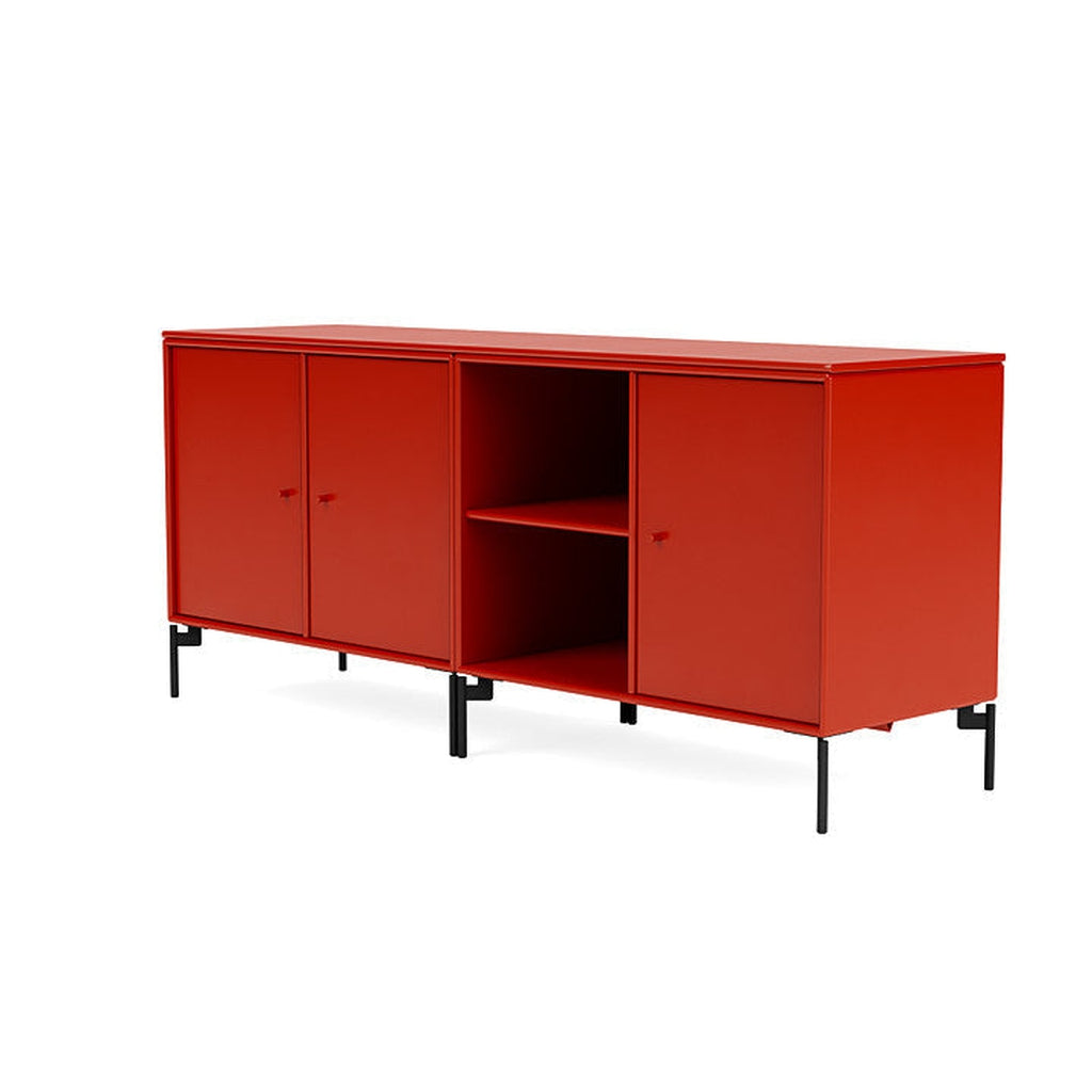 [product_category]-Montana Save Lowboard With Legs, Rosehip/Black-Montana Furniture-5714322258524-0000SAVE-145-03-MON-1