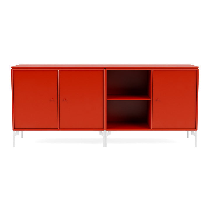 [product_category]-Montana Save Lowboard With Legs, Rosehip/Snow White-Montana Furniture-5714322258517-0000SAVE-145-02-MON-2