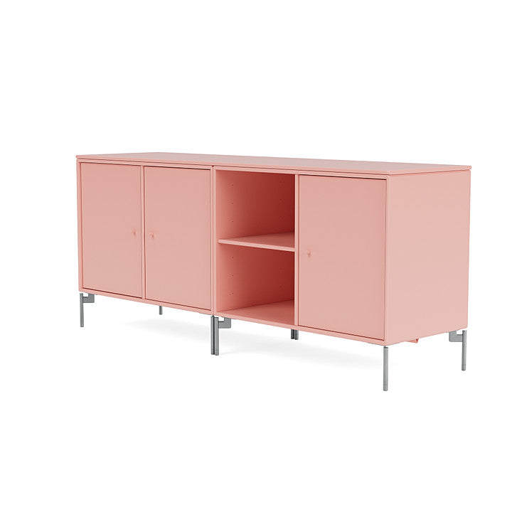 [product_category]-Montana Save Lowboard With Legs, Ruby/Matt Chrome-Montana Furniture-5715288368814-0000SAVE-167-01-MON-1