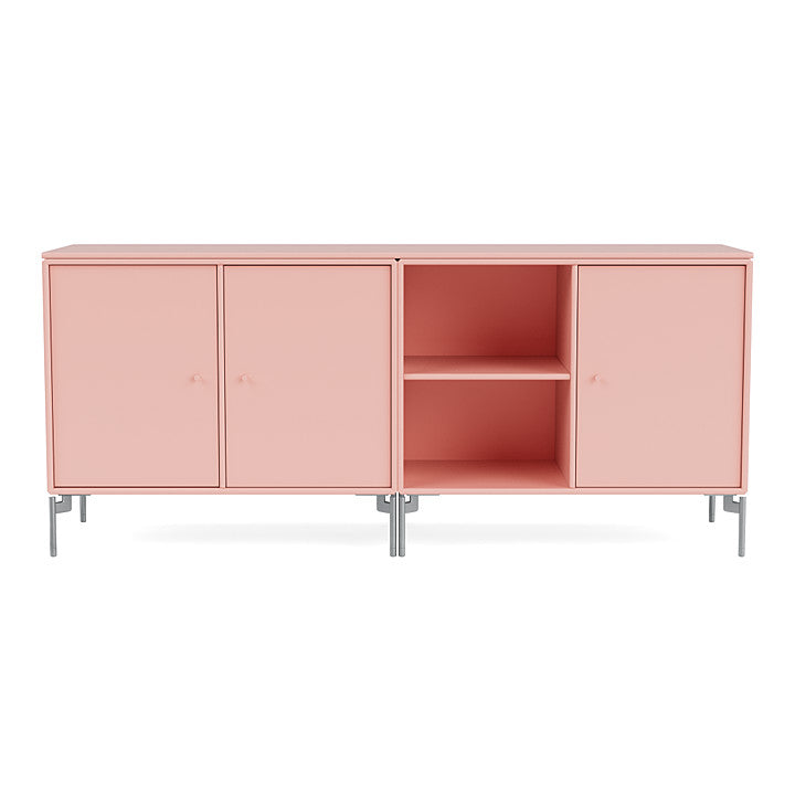 [product_category]-Montana Save Lowboard With Legs, Ruby/Matt Chrome-Montana Furniture-5715288368814-0000SAVE-167-01-MON-2
