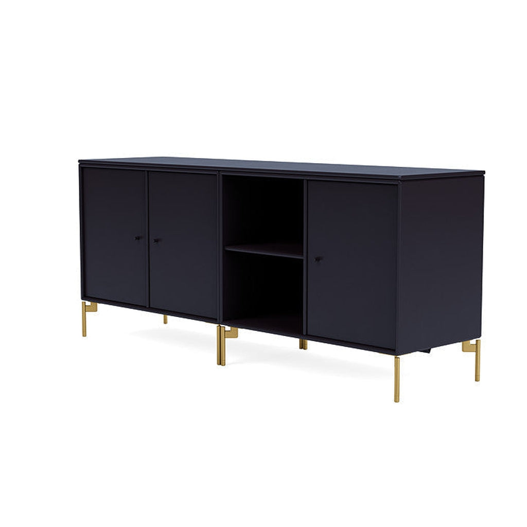 [product_category]-Montana Save Lowboard With Legs, Shadow/Brass-Montana Furniture-5714322258708-0000SAVE-147-09-MON-1