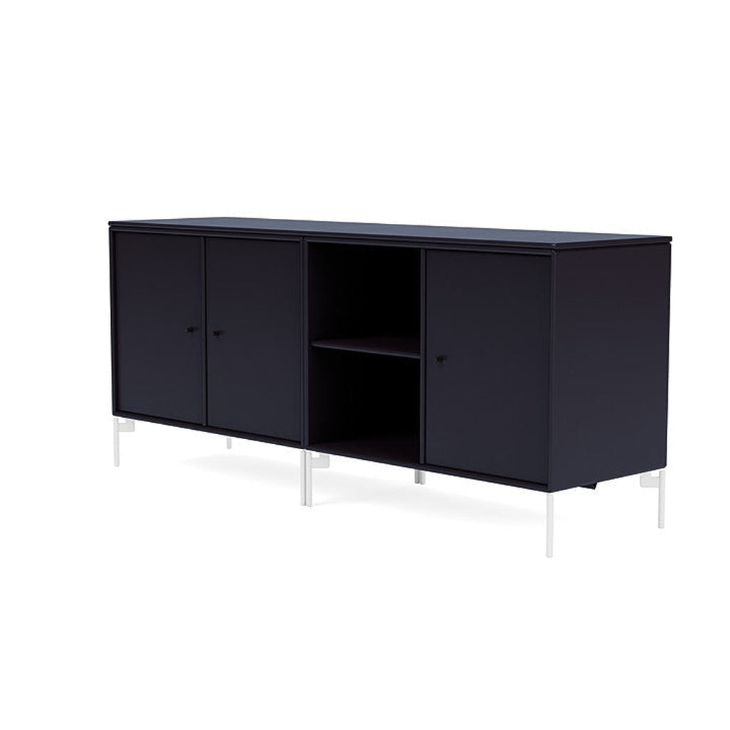 [product_category]-Montana Save Lowboard With Legs, Shadow/Snow White-Montana Furniture-5714322258654-0000SAVE-147-02-MON-1