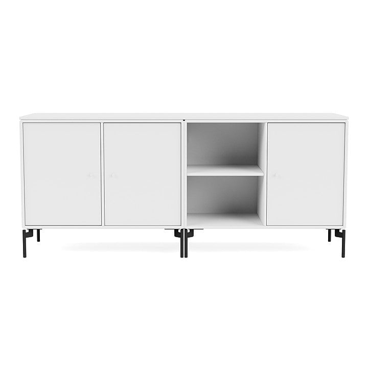 [product_category]-Montana Save Lowboard With Legs, Snow White/Black-Montana Furniture-5714322260060-0000SAVE-38-03-MON-2