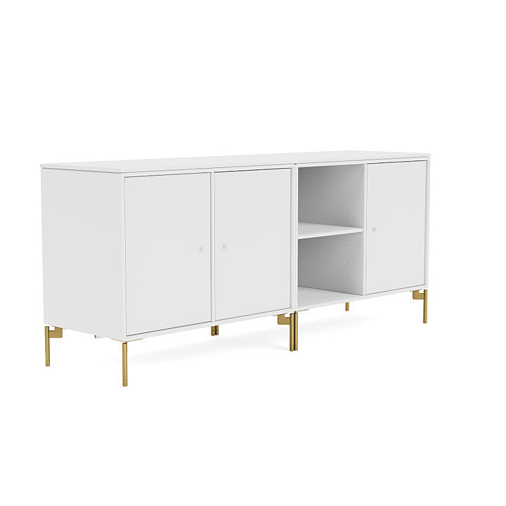 [product_category]-Montana Save Lowboard With Legs, Snow White/Brass-Montana Furniture-5714322260107-0000SAVE-38-09-MON-3
