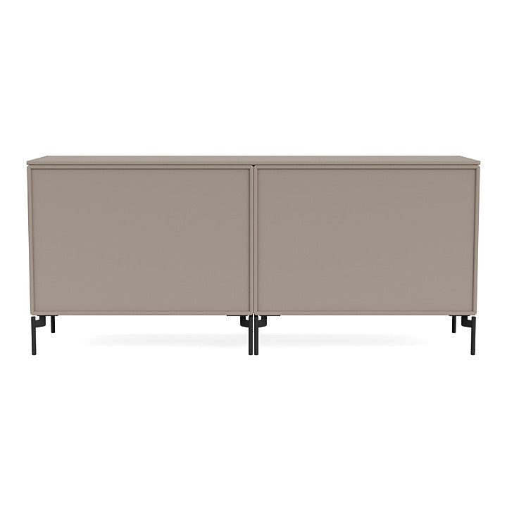[product_category]-Montana Save Lowboard With Legs, Truffle/Black-Montana Furniture-5714322258241-0000SAVE-141-03-MON-4