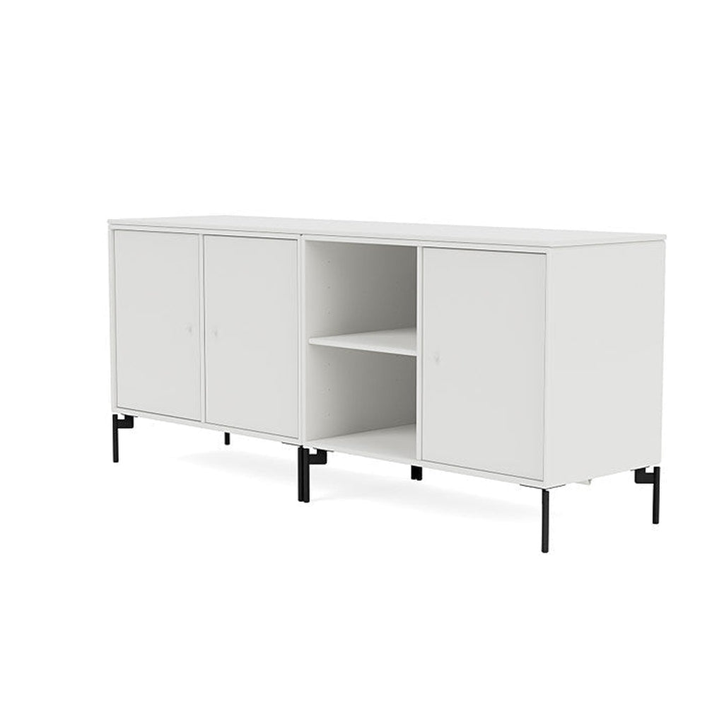 [product_category]-Montana Save Lowboard With Legs, White/Black-Montana Furniture-5714322257329-0000SAVE-01-03-MON-1