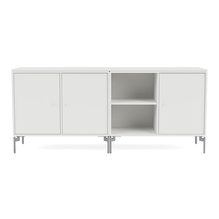 [product_category]-Montana Save Lowboard With Legs, White/Matt Chrome-Montana Furniture-5714322257305-0000SAVE-01-01-MON-2