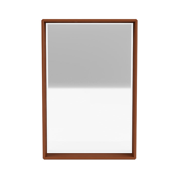 [product_category]-Montana Shelfie Mirror With Shelf Frame, Hazelnut Brown-Montana Furniture-5715288136765-0SHELFIE-146-04-MON-2