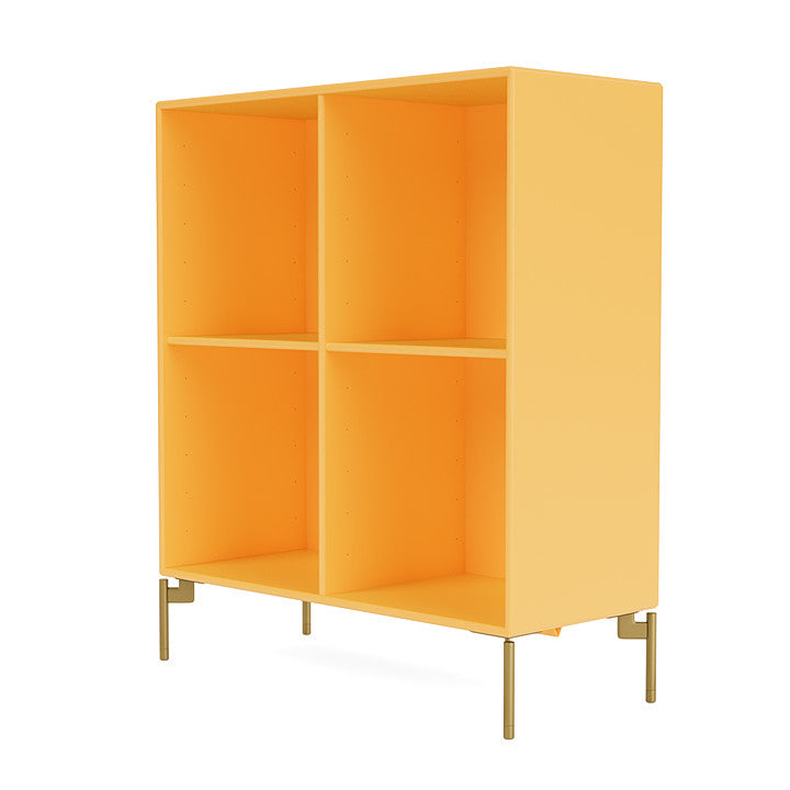 [product_category]-Montana Show Bookcase With Legs, Acacia/Brass-Montana Furniture-5715288368418-0000SHOW-166-09-MON-1