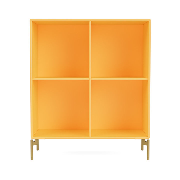 [product_category]-Montana Show Bookcase With Legs, Acacia/Brass-Montana Furniture-5715288368418-0000SHOW-166-09-MON-2