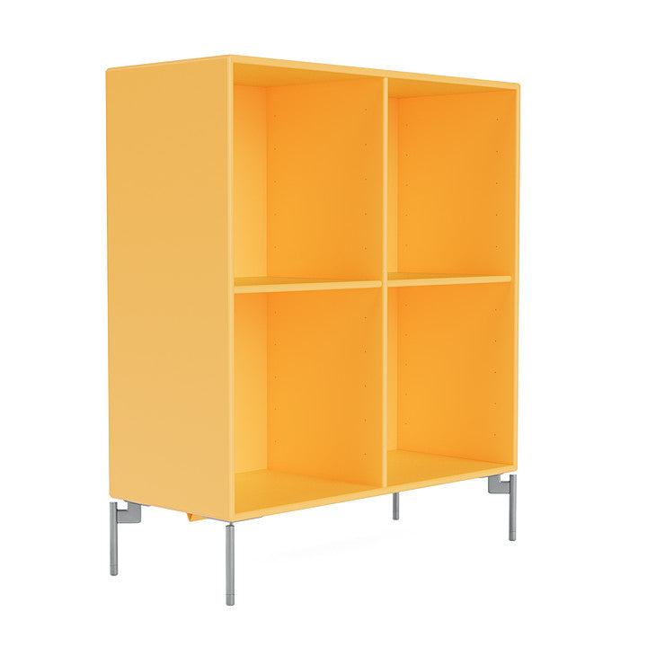 [product_category]-Montana Show Bookcase With Legs, Acacia/Matt Chrome-Montana Furniture-5715288368340-0000SHOW-166-01-MON-3
