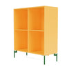 Montana Show Bookcase s nohama, acacia/petržel