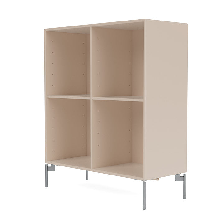 [product_category]-Montana Show Bookcase With Legs, Clay/Matt Chrome-Montana Furniture-5715288368562-0000SHOW-168-01-MON-1