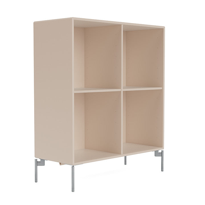 [product_category]-Montana Show Bookcase With Legs, Clay/Matt Chrome-Montana Furniture-5715288368562-0000SHOW-168-01-MON-3