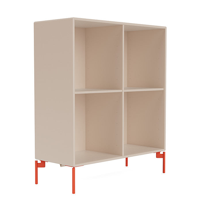 [product_category]-Montana Show Bookcase With Legs, Clay/Rosehip-Montana Furniture-5715288368654-0000SHOW-168-11-MON-3