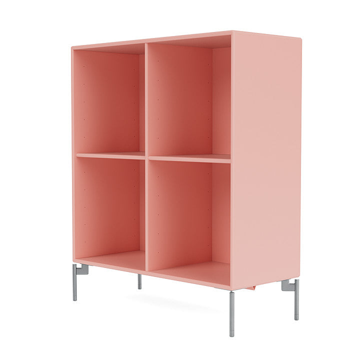 [product_category]-Montana Show Bookcase With Legs, Ruby/Matt Chrome-Montana Furniture-5715288368456-0000SHOW-167-01-MON-1