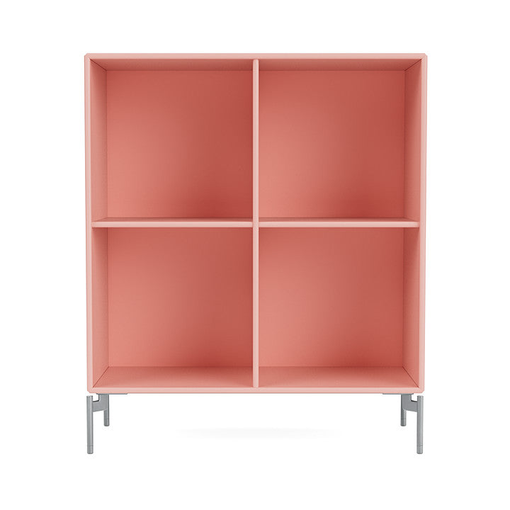 [product_category]-Montana Show Bookcase With Legs, Ruby/Matt Chrome-Montana Furniture-5715288368456-0000SHOW-167-01-MON-2