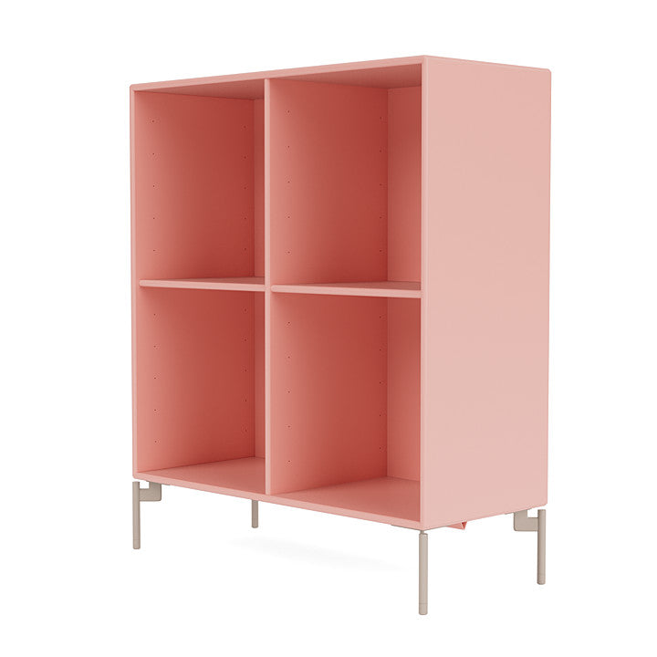 [product_category]-Montana Show Bookcase With Legs, Ruby/Mushroom-Montana Furniture-5715288368531-0000SHOW-167-10-MON-1