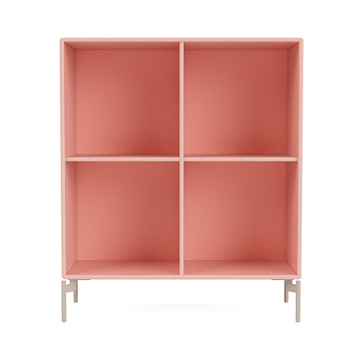[product_category]-Montana Show Bookcase With Legs, Ruby/Mushroom-Montana Furniture-5715288368531-0000SHOW-167-10-MON-2