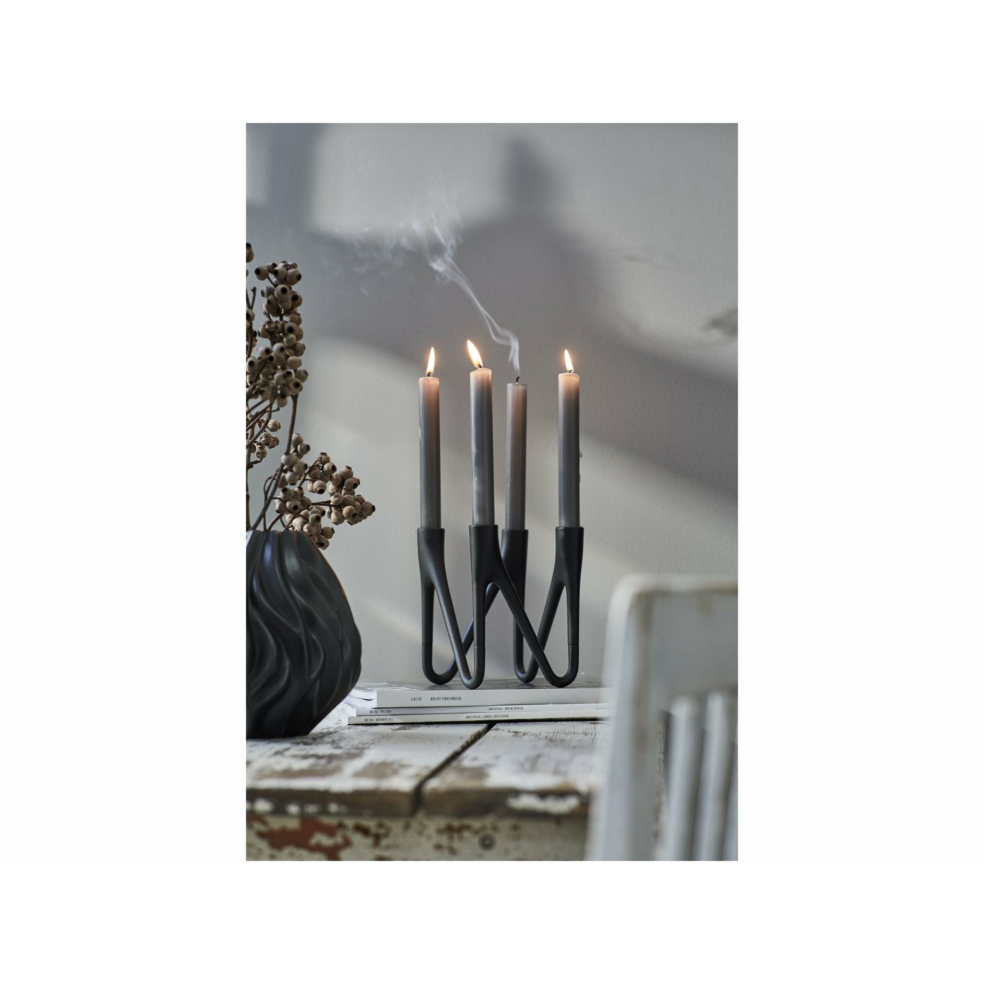 [product_category]-Morsø Roots Candle Holder Black, 4 Arm-Morsø-5722009639870-963987-MOR-12