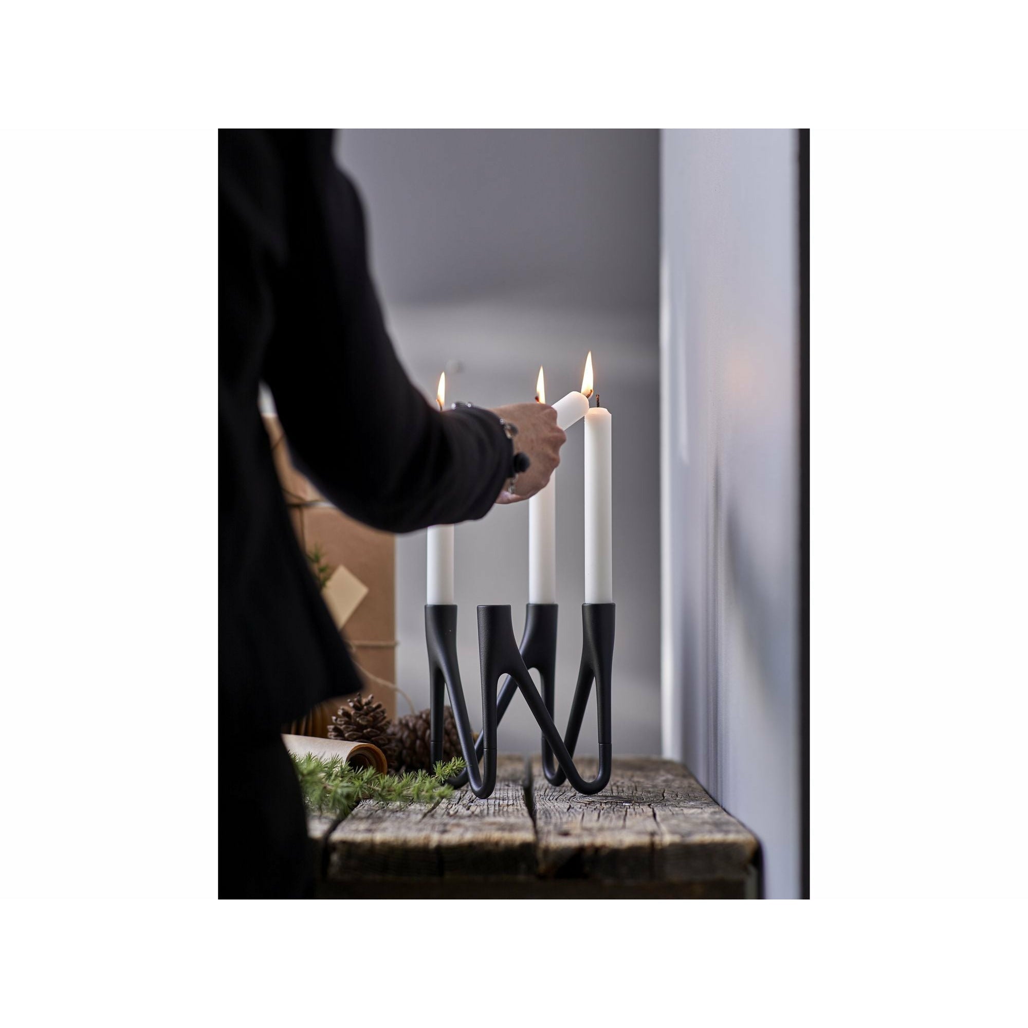 [product_category]-Morsø Roots Candle Holder Black, 4 Arm-Morsø-5722009639870-963987-MOR-9