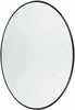 Muubs Copenhagen Wall Mirror Round Black, 80 cm