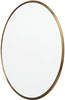 Muubs Copenhagen Wall Mirror Round Brass, 80 cm
