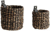 MUUBS Mini Basket 15 cm, tmavá voda hyacint