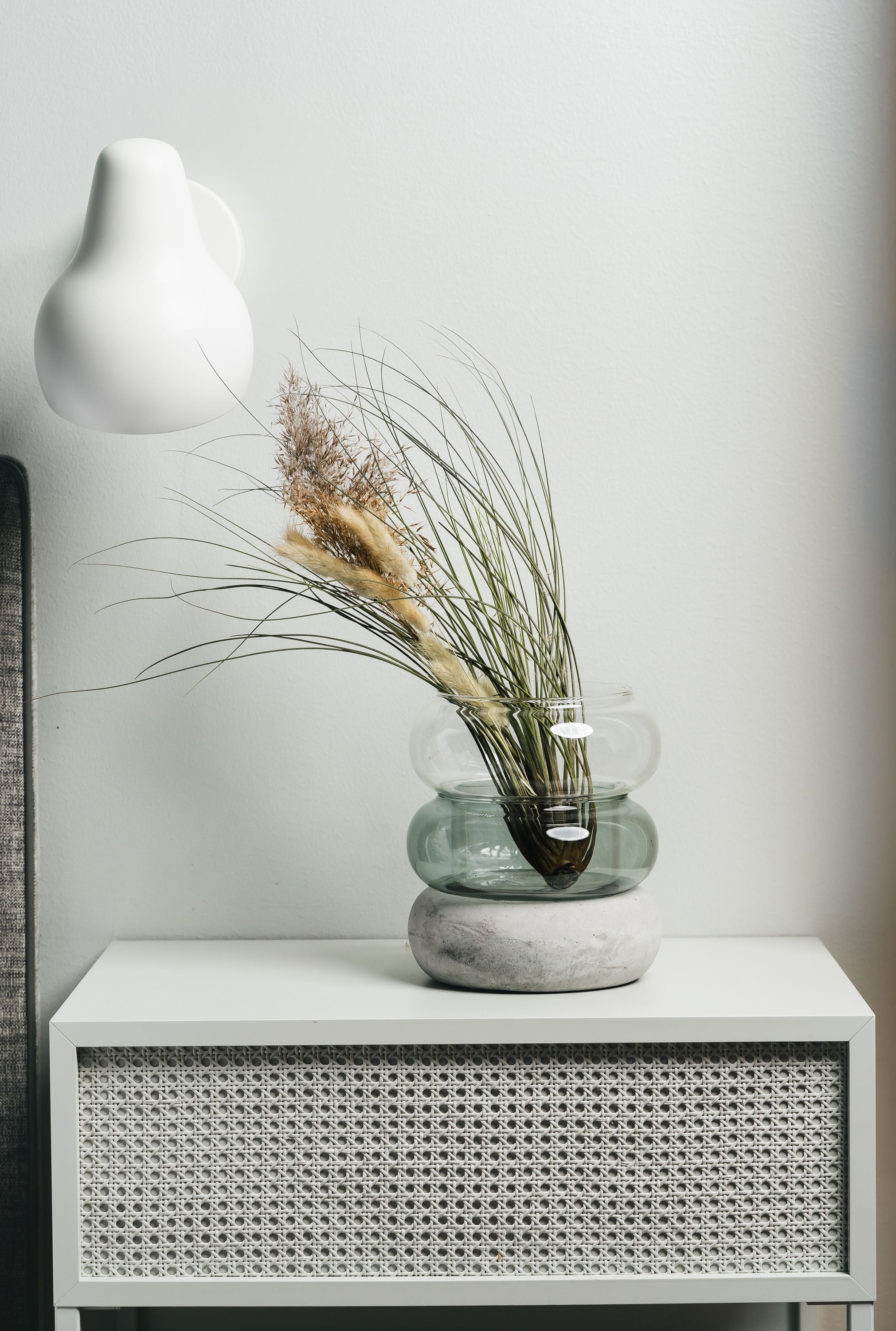 [product_category]-Muurla Bagel Vase, Grey-Muurla-6416114966196-346-165-00-MUU-16