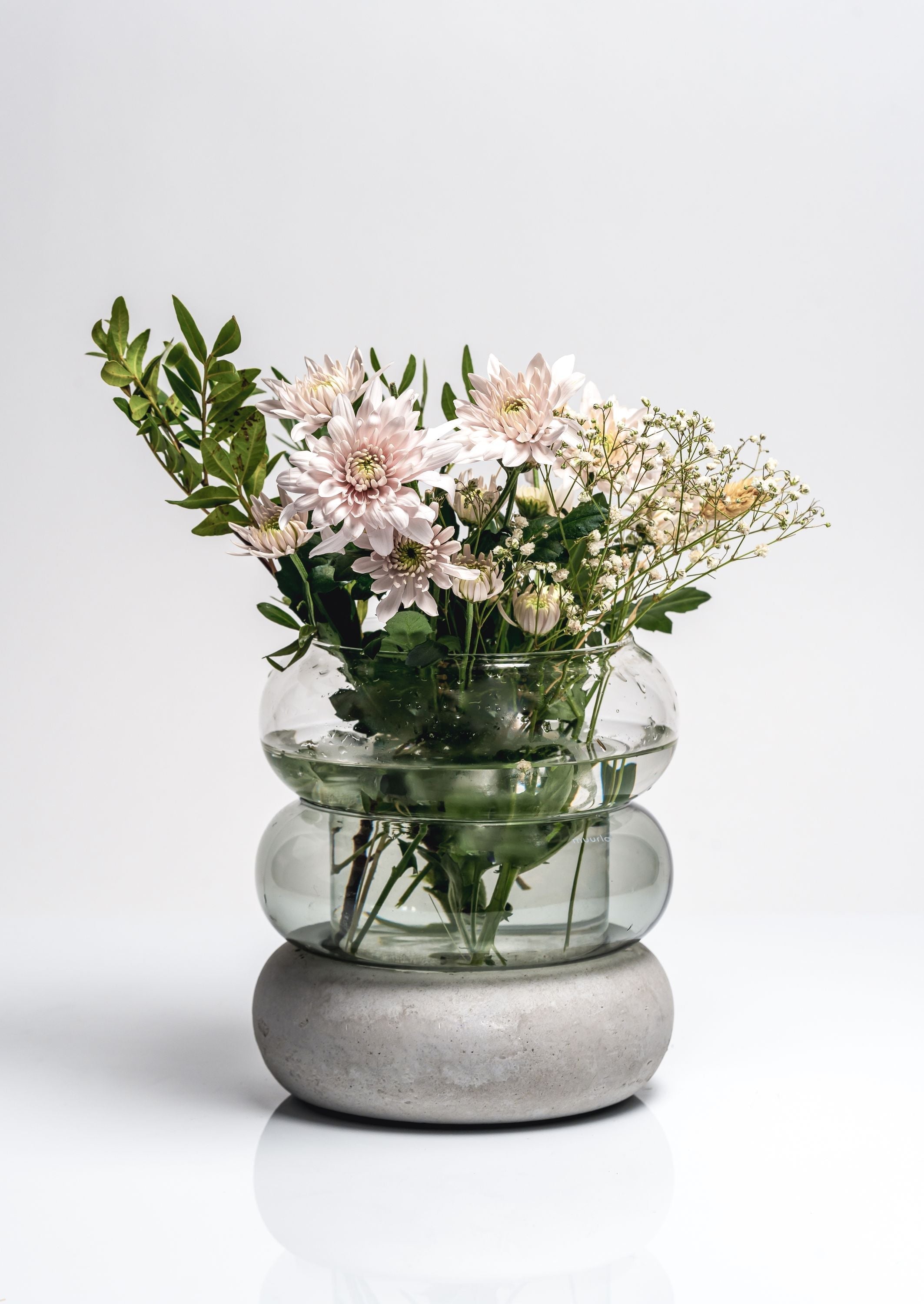 [product_category]-Muurla Bagel Vase, Grey-Muurla-6416114966196-346-165-00-MUU-6