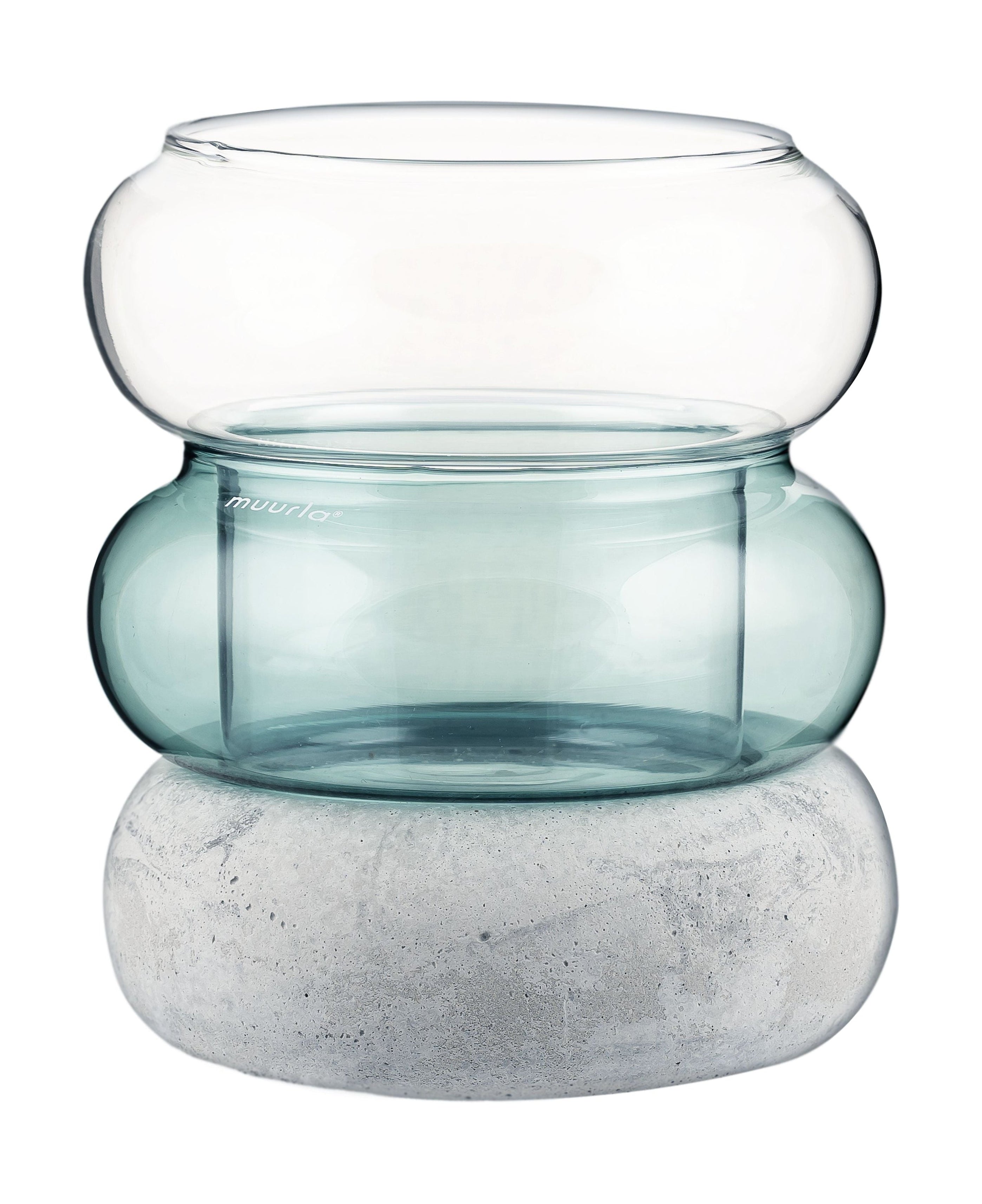 [product_category]-Muurla Bagel Vase, Teal-Muurla-6416114967834-346-110-01-MUU-1