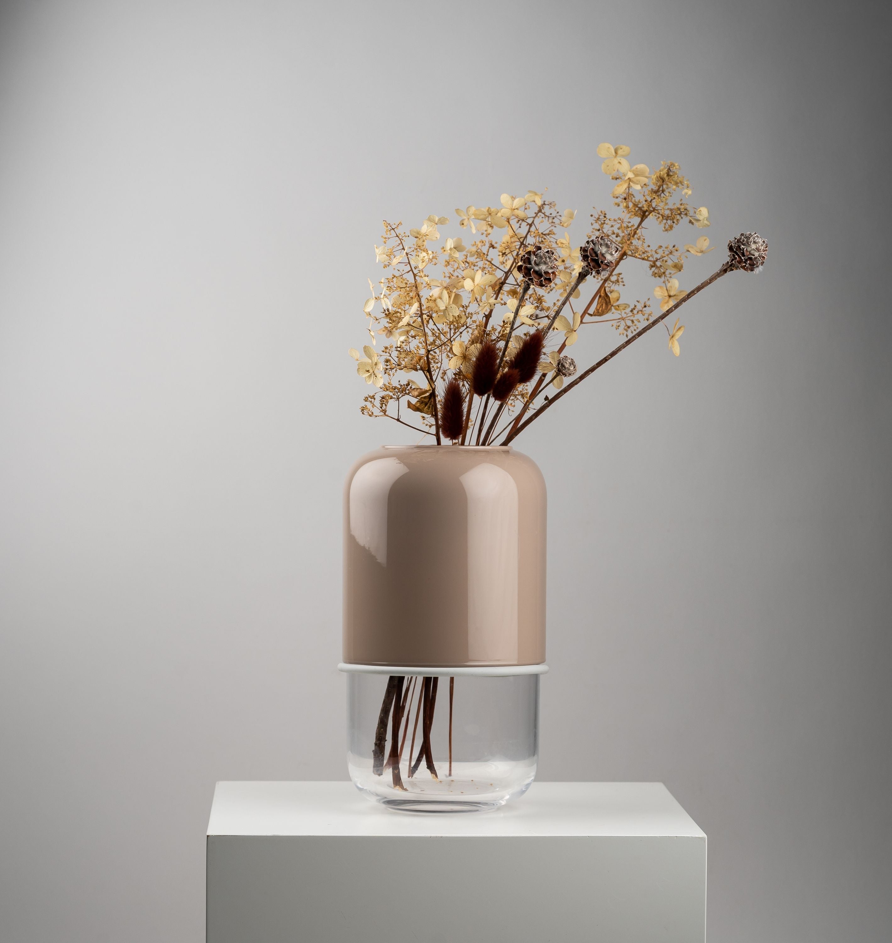 [product_category]-Muurla Capsule Vase, Beige-Muurla-6416114968381-345-185-35-MUU-7