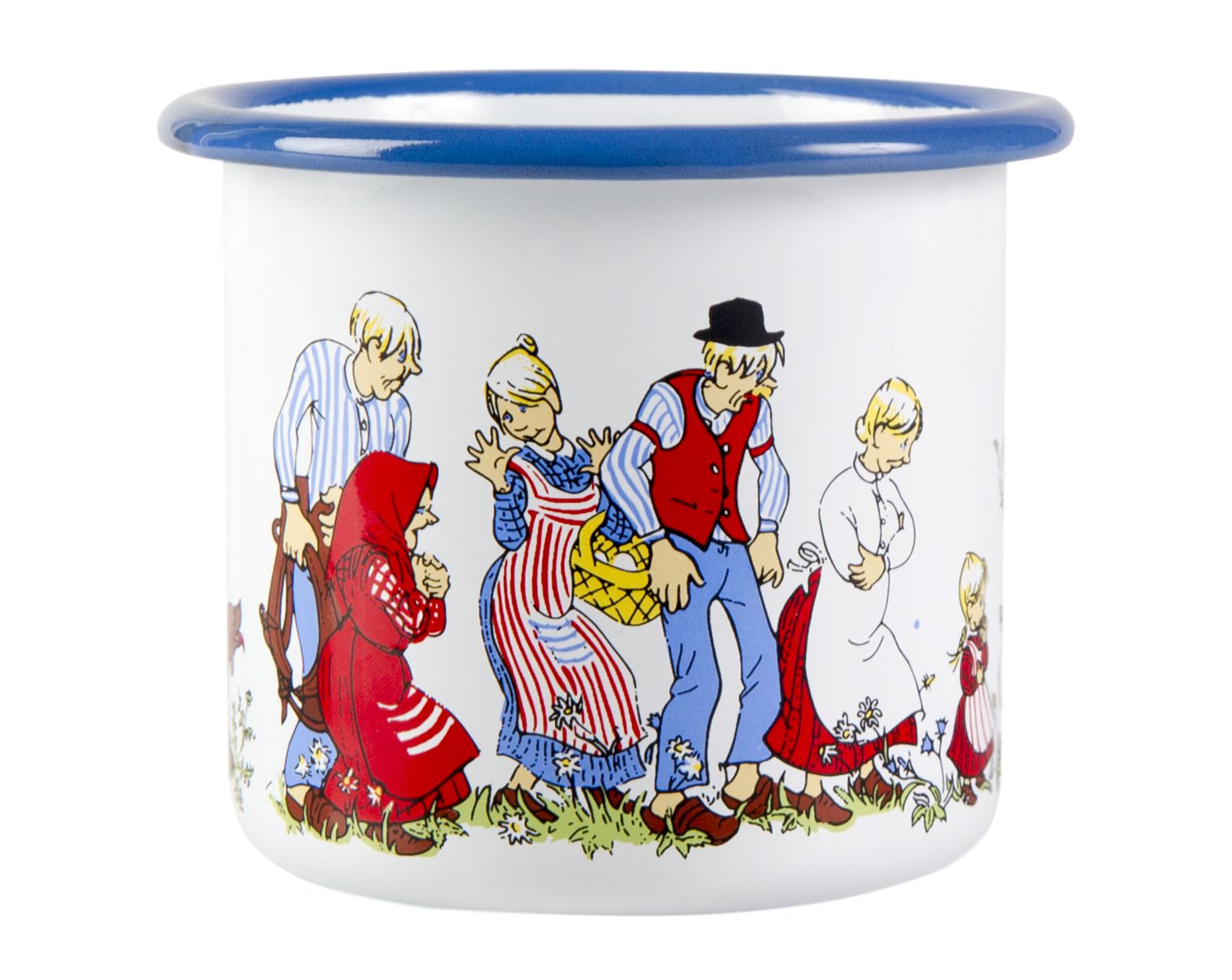 [product_category]-Muurla Emil Of Lönnerberga Enamel Mug, The Family-Muurla-6416114961979-1450-025-04-MUU-3