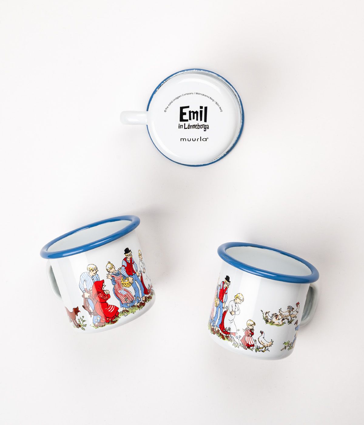 [product_category]-Muurla Emil Of Lönnerberga Enamel Mug, The Family-Muurla-6416114961979-1450-025-04-MUU-5