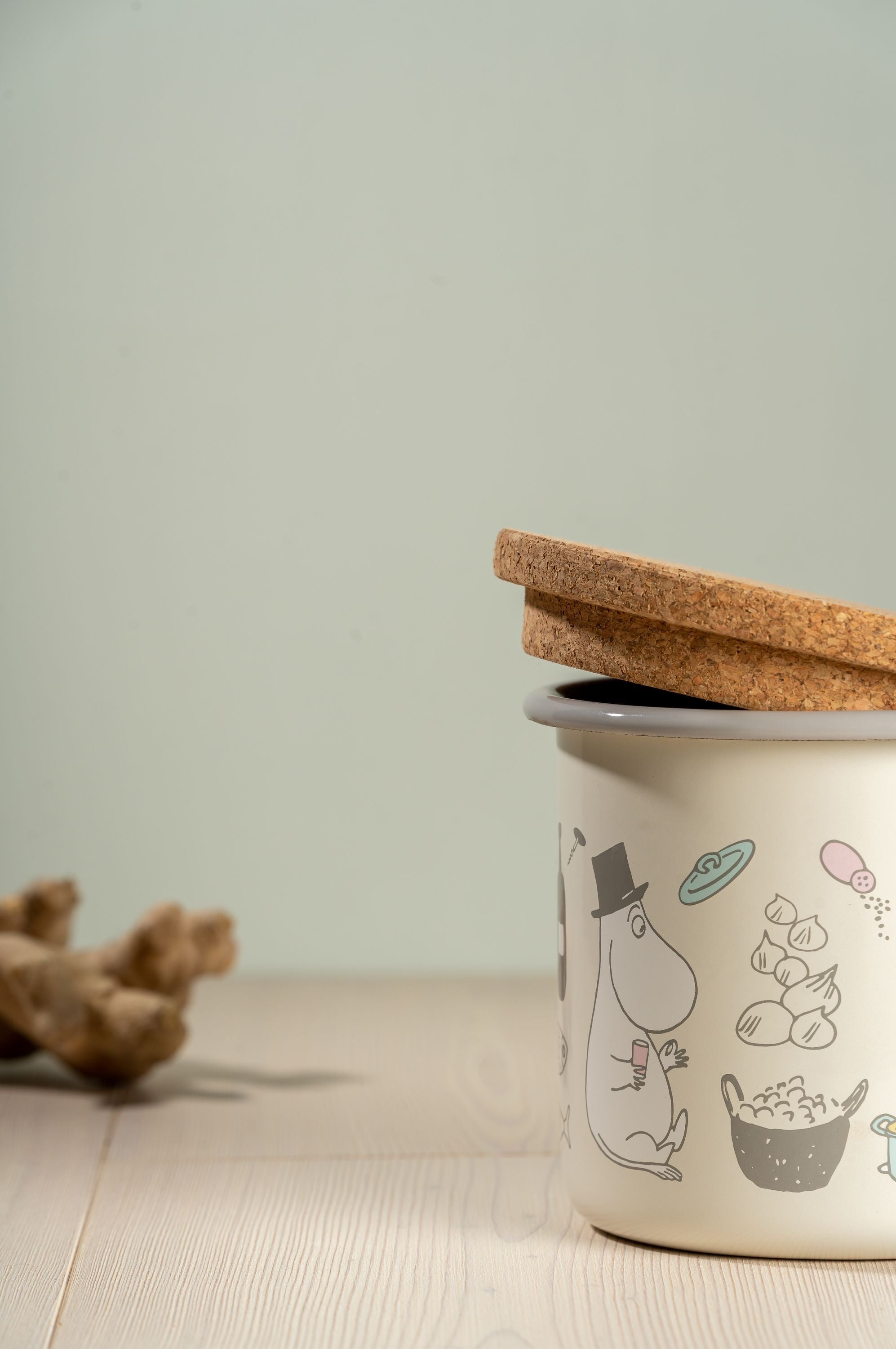 [product_category]-Muurla Moomin Bon Appétit Enamel Jar With Cork Lid-Muurla-6416114969777-1719-130-02-MUU-12