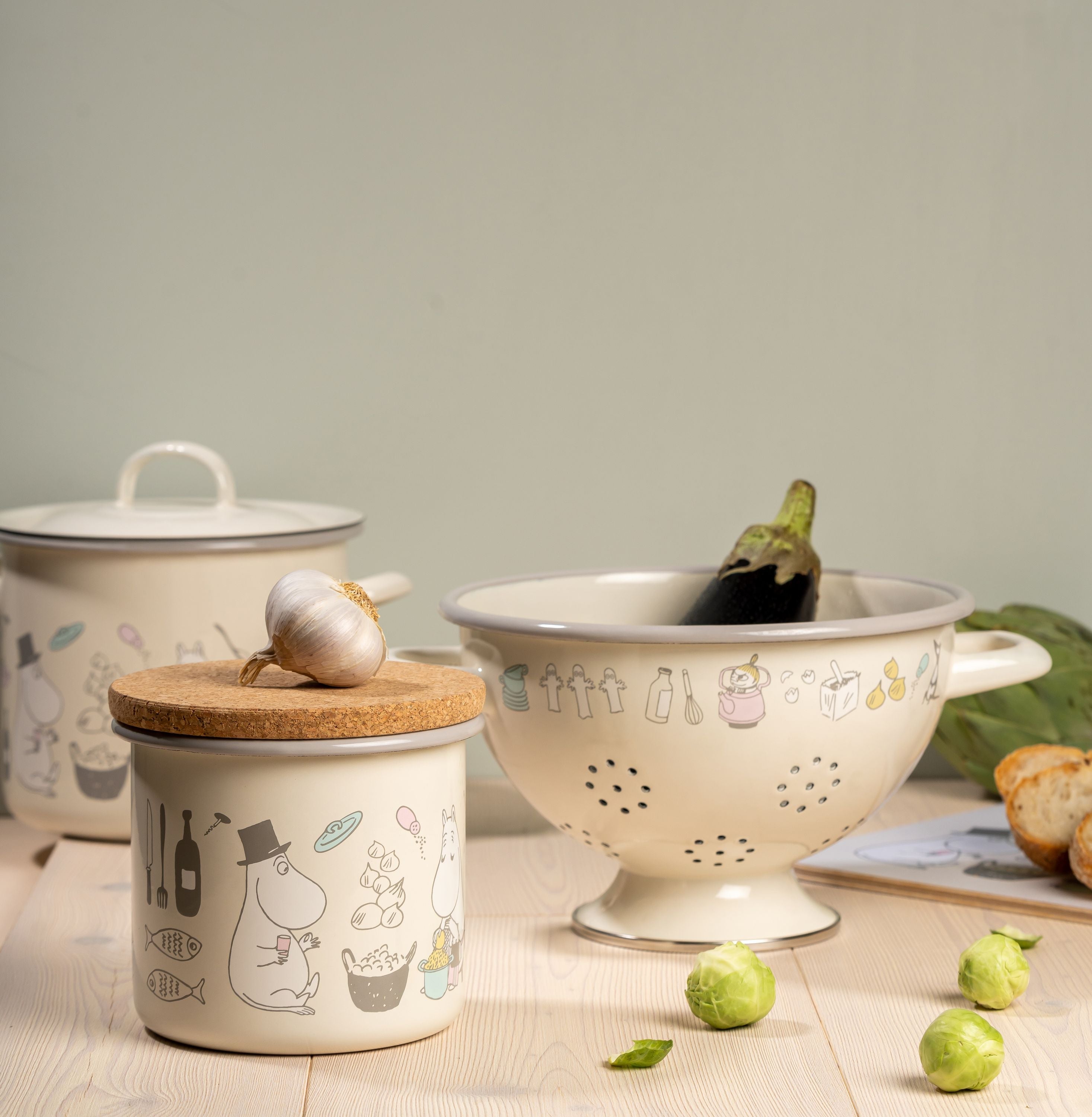 [product_category]-Muurla Moomin Bon Appétit Enamel Saucepan-Muurla-6416114968602-1719-130-01-MUU-4