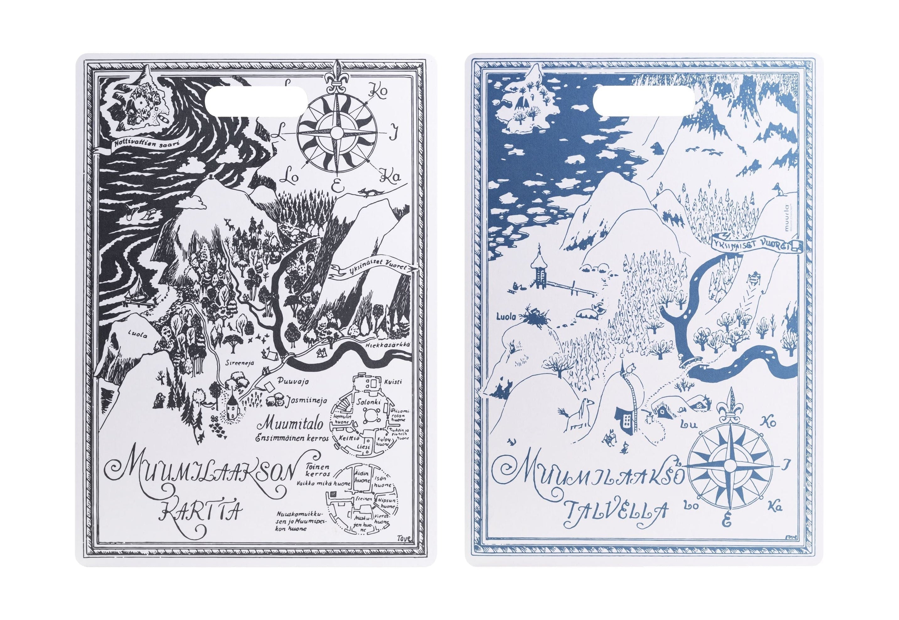 [product_category]-Muurla Moomin Chop & Serv Board, The Map-Muurla-6416114965601-2716-3043-01-MUU-1