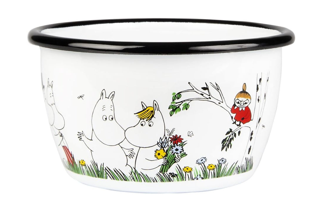 [product_category]-Muurla Moomin Colors Enamel Bowl, Happy Family-Muurla-6416114964741-1703-030-01-MUU-1