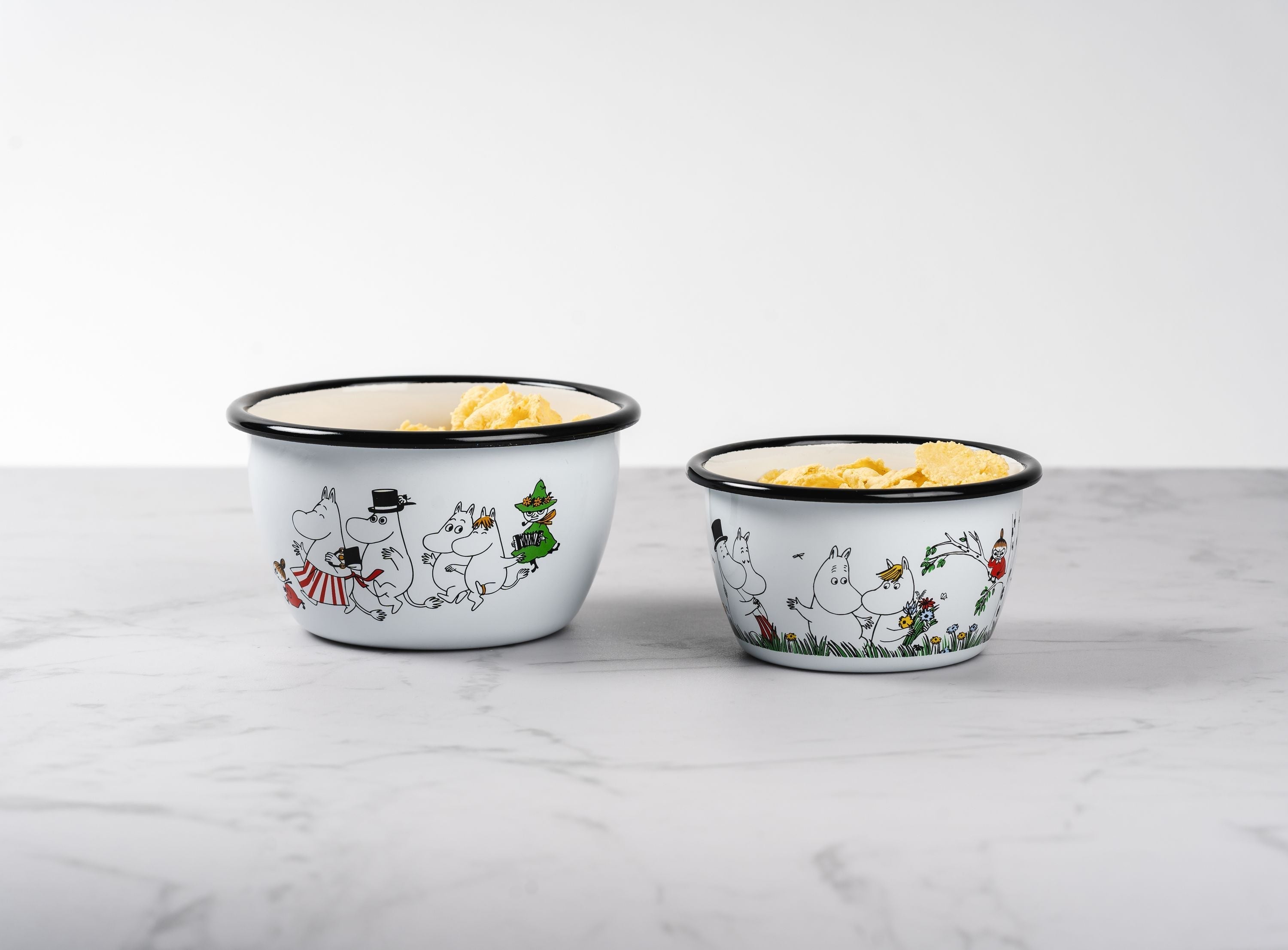 [product_category]-Muurla Moomin Colors Enamel Bowl, Happy Family-Muurla-6416114964741-1703-030-01-MUU-2