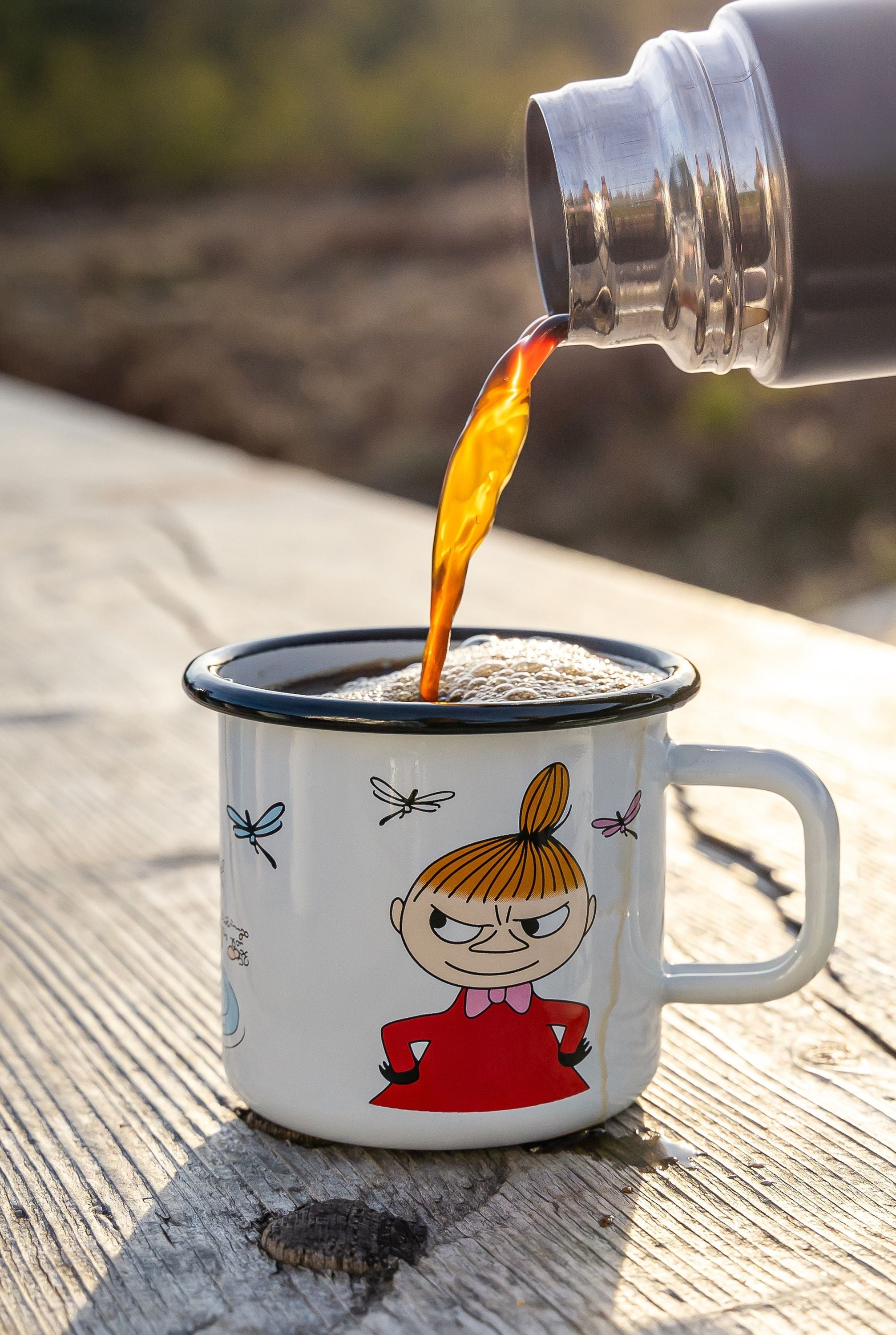 [product_category]-Muurla Moomin Colors Enamel Mug, Little My-Muurla-6416114942992-1703-030-02-MUU-11