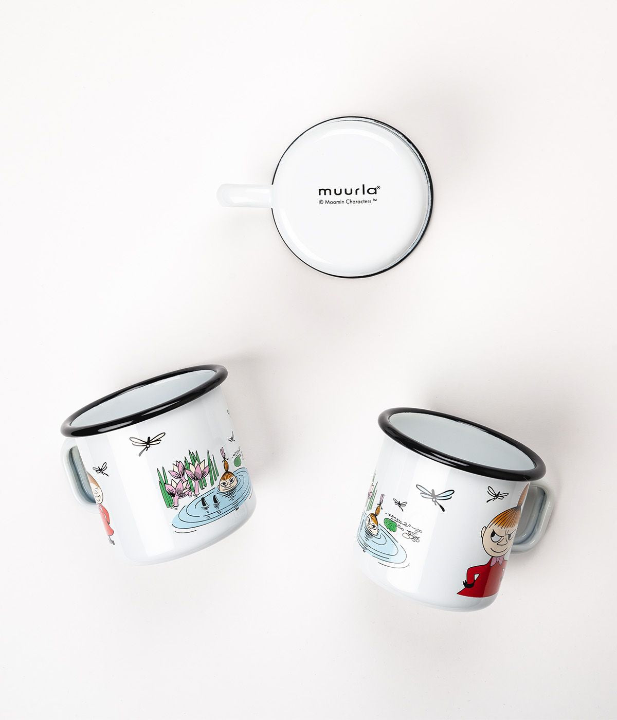 [product_category]-Muurla Moomin Colors Enamel Mug, Little My-Muurla-6416114942992-1703-030-02-MUU-4