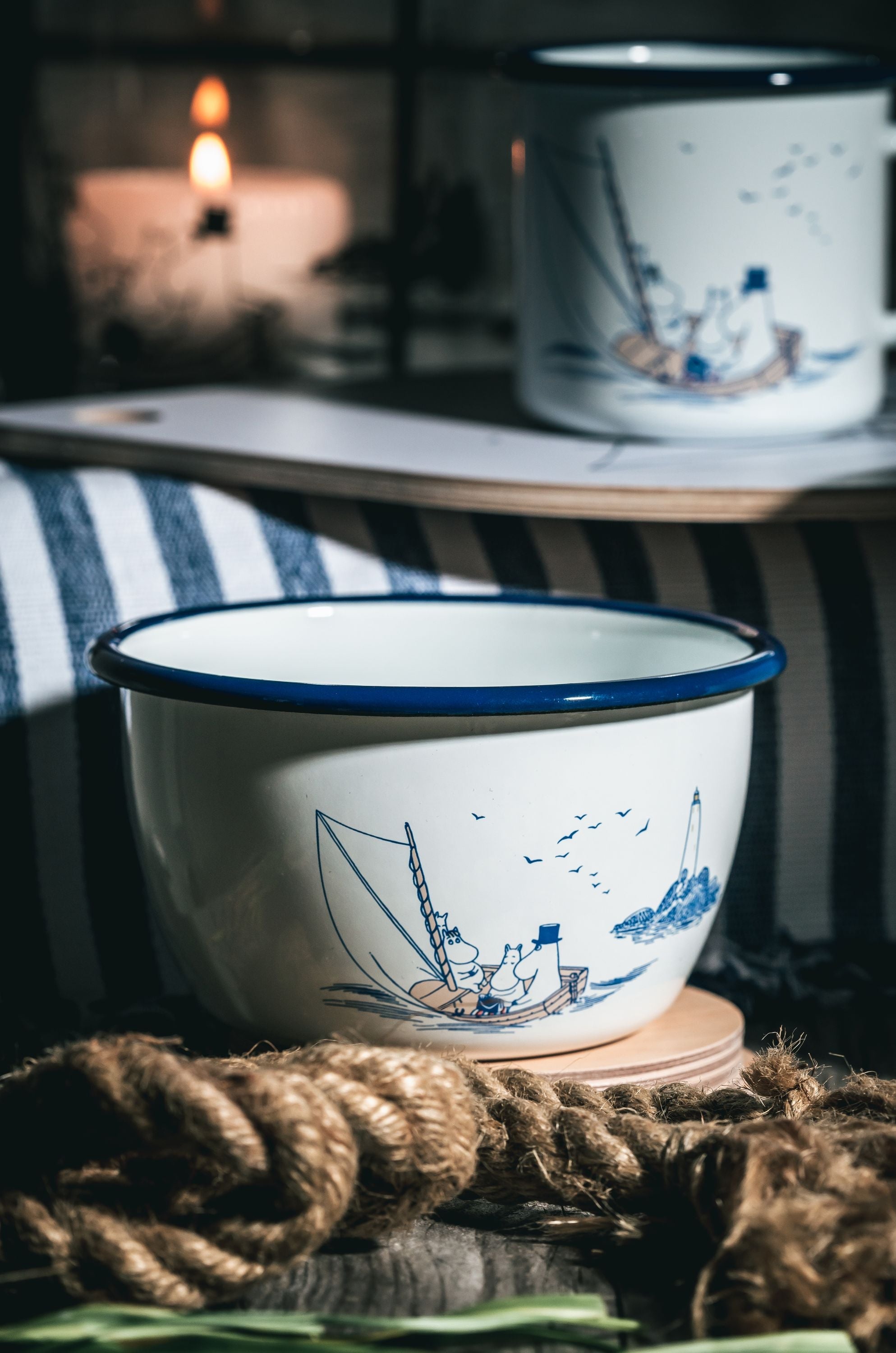 [product_category]-Muurla Moomin Enamel Bowl Sailors-Muurla-6416114969814-1721-060-01-MUU-14