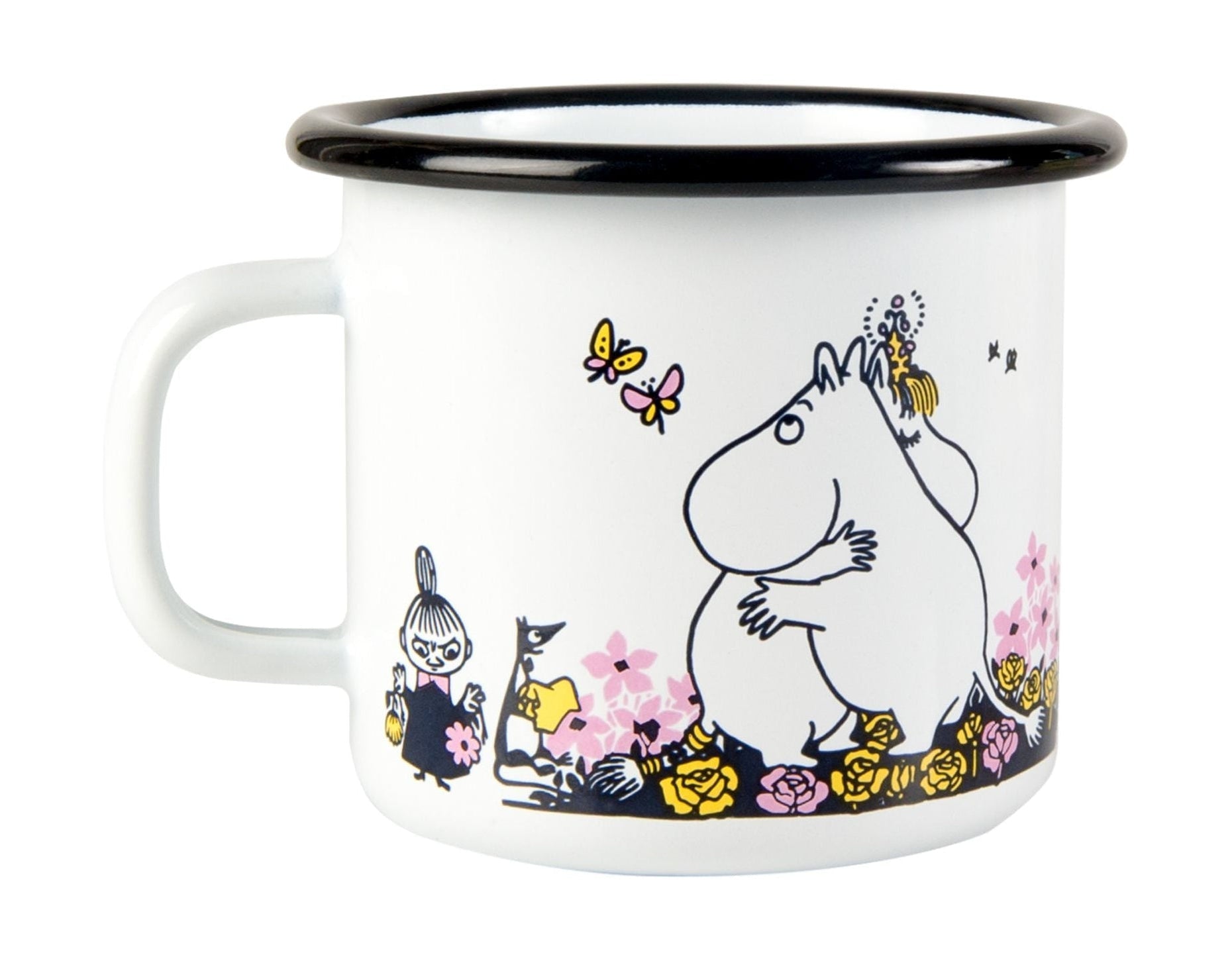 [product_category]-Muurla Moomin Enamel Mug Hug, White-Muurla-6416114961078-1714-025-01-MUU-1