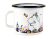 Muurla Moomin smaltovací hrnek objetí, bílá