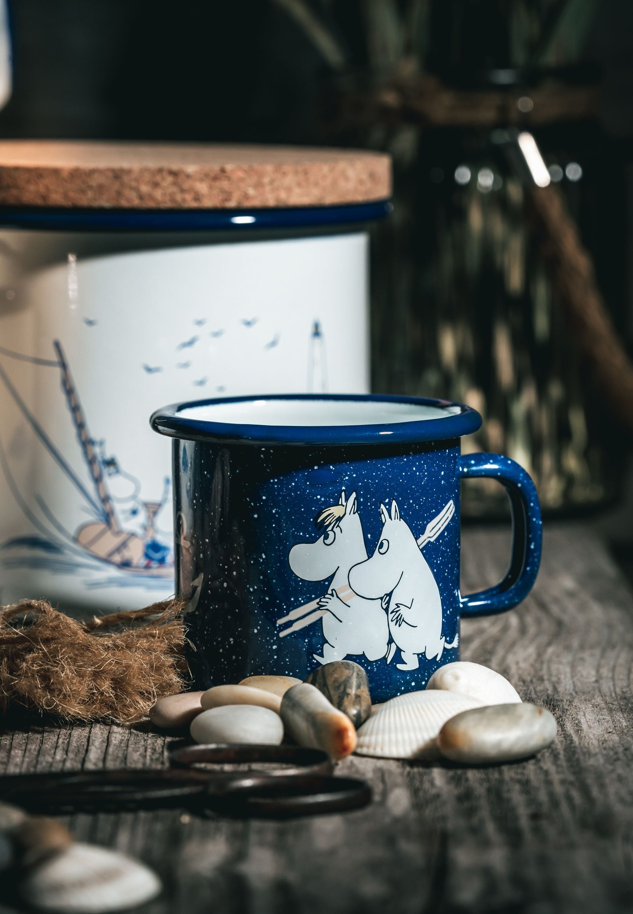 [product_category]-Muurla Moomin Enamel Mug Sailors, Blue-Muurla-6416114969807-1721-025-01-MUU-16