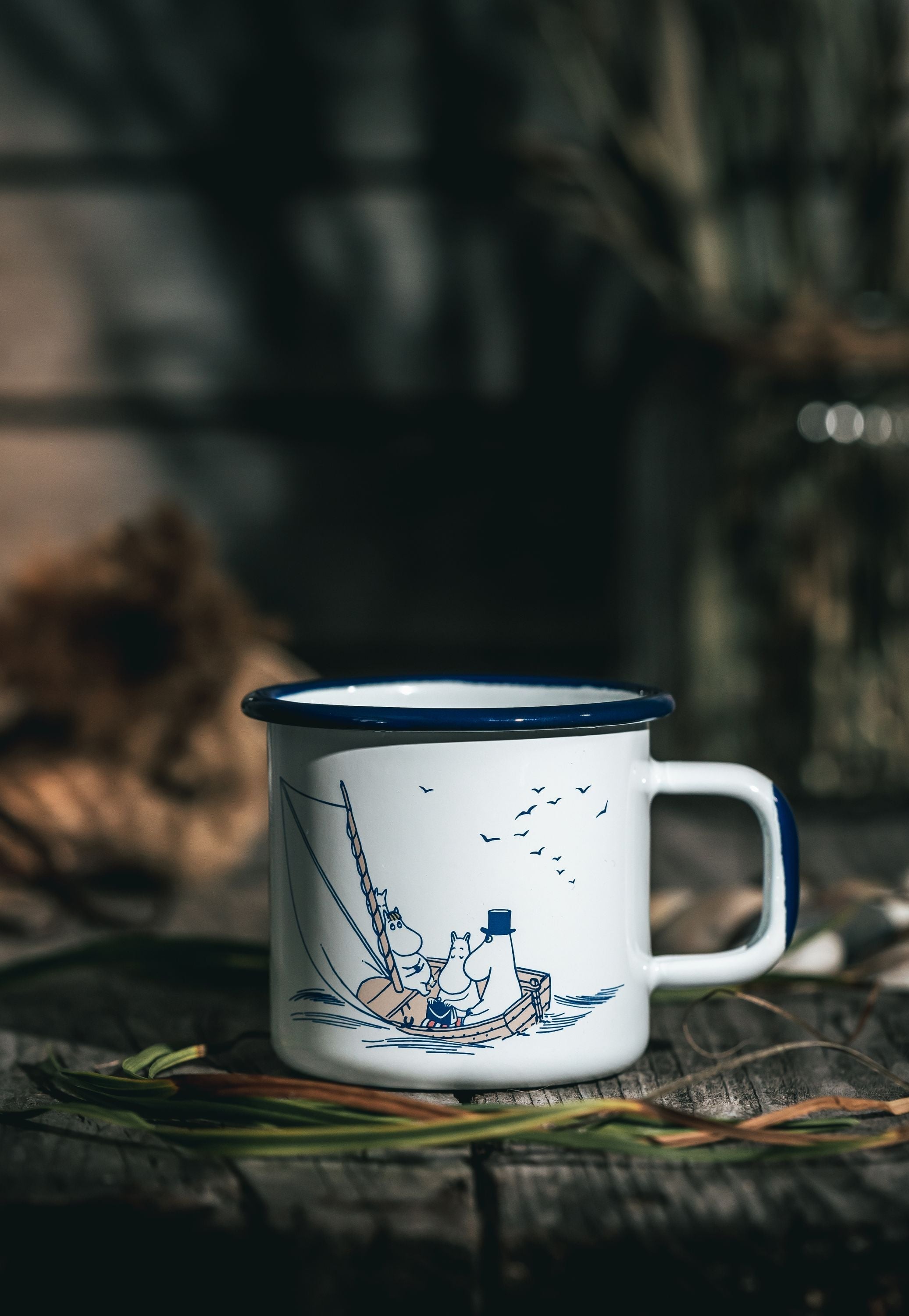 [product_category]-Muurla Moomin Enamel Mug Sailors, White-Muurla-6416114969791-1721-037-01-MUU-14