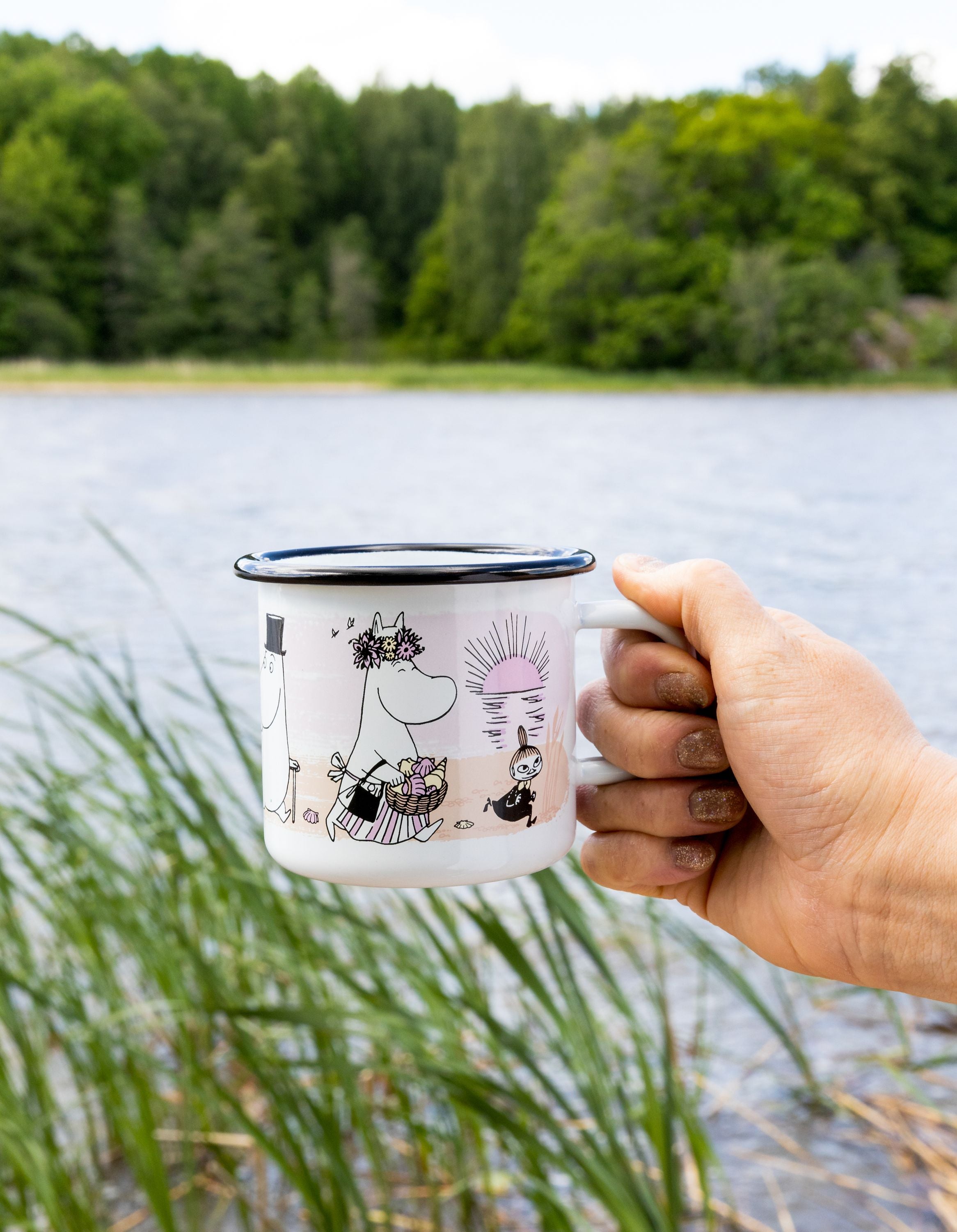 [product_category]-Muurla Moomin Enamel Mug The Beach-Muurla-6416114968343-1718-037-01-MUU-5