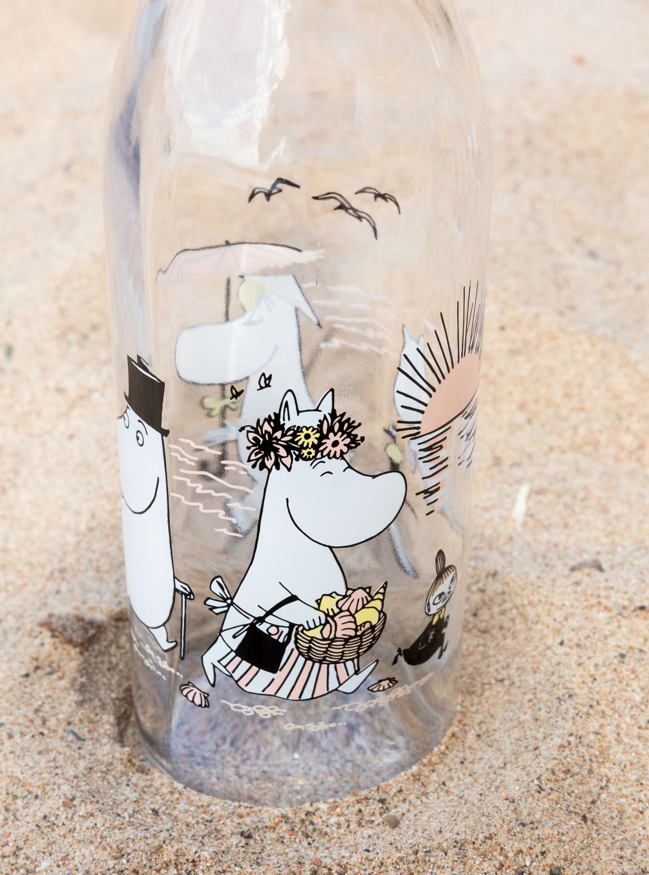 [product_category]-Muurla Moomin Glass Bottle, The Beach-Muurla-6416114968336-774-100-08-MUU-4